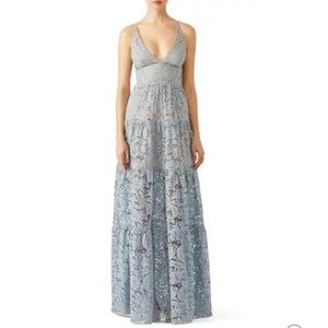 Blue Melina Lace Maxi